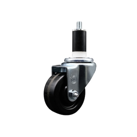 Service Caster 3'' SS Phenolic Wheel Swivel 1-3/8'' Expanding Stem Caster SCC-SSEX20S314-PHS-138